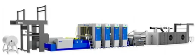 Printer digital pass tunggal untuk kain